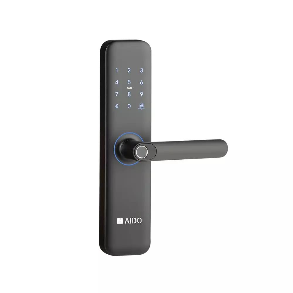 AIDO XL-C Mortise Digital Door Lock with Fingerprint, RFIDCard, PIN Code, Mechanical Key for 35-65 mm Door Thickness, XL-C 4605