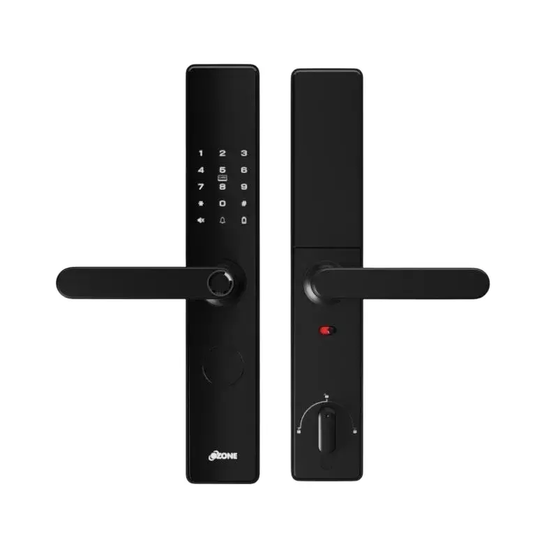 OZONE Smart Wi-Fi External Lock OzoLife App Black 35-110 mm Door Thickness, OZ-FDL-02-LIFE-NXT-BLACK