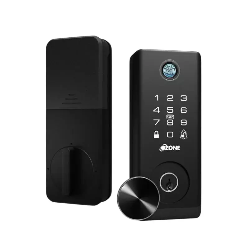 OZONE Deadbolt Lock Wi-Fi OzoLife App Black 35-55 mm Door Thickness, OZ-DBL-LIFE BLACK