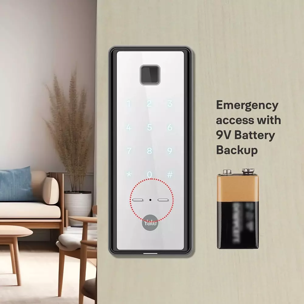 YALE TYE  Digital Lock 60 mm (2.36 inch) Backset Bluetooth, YTYE-BL
