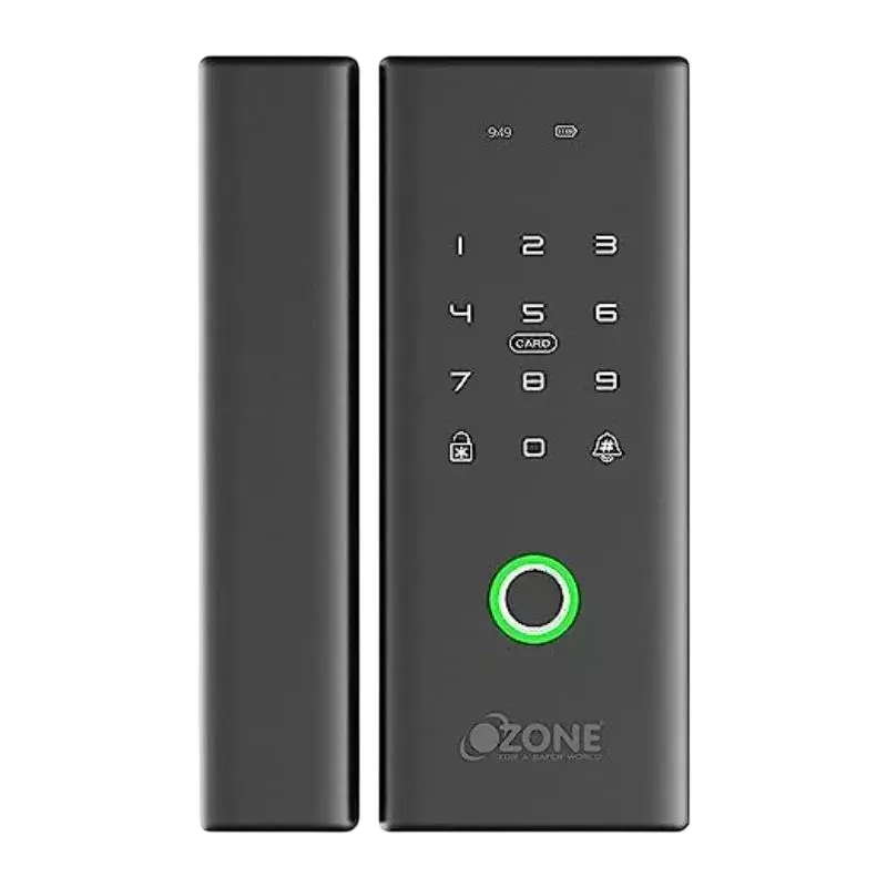 OZONE Smart Wi-Fi Lock OzoLife App Black 35-65 mm Door Thickness, OZ-FGL-LIFE WD