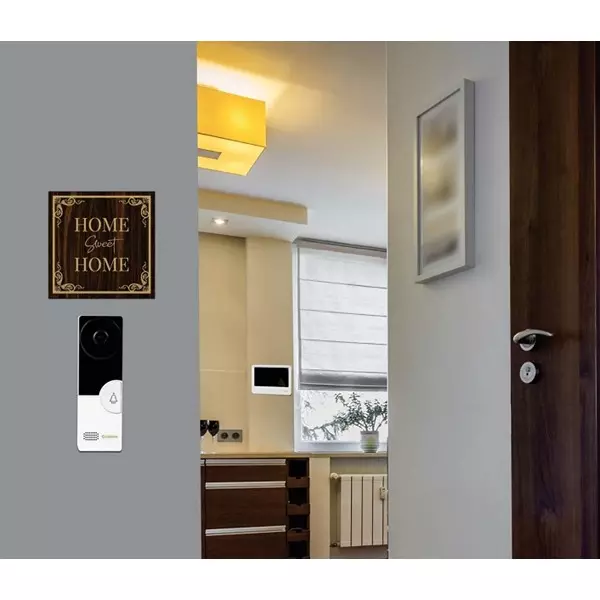 Havells Wired Analog Video Intercom System with 1 A Current Rating and 12 V Input Voltage, ACSVK003