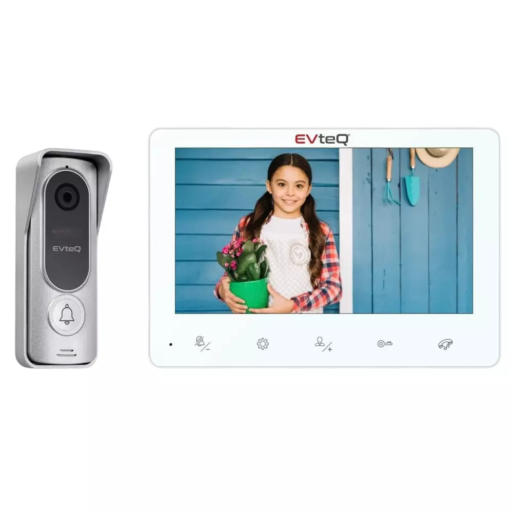 EVTeq Video Door Phone 178 mm (7 inch) Screen Size 1 MP Camera LCD Digital Display, EV-BDP-0107&nbsp;