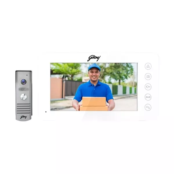 GODREJ S+ Series Video Door Phone 18 cm (7 inch) TFT LCD One Way Video Two Way Audio , RE-7 VDP