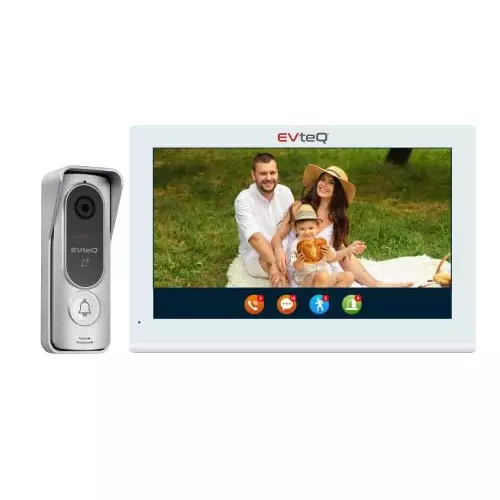 EVTeq Video Door Phone 178 mm (7 inch) Screen Size 2 MP Camera LCD Digital Display 1TB SD Card Support, EV-BDP-0207MTW