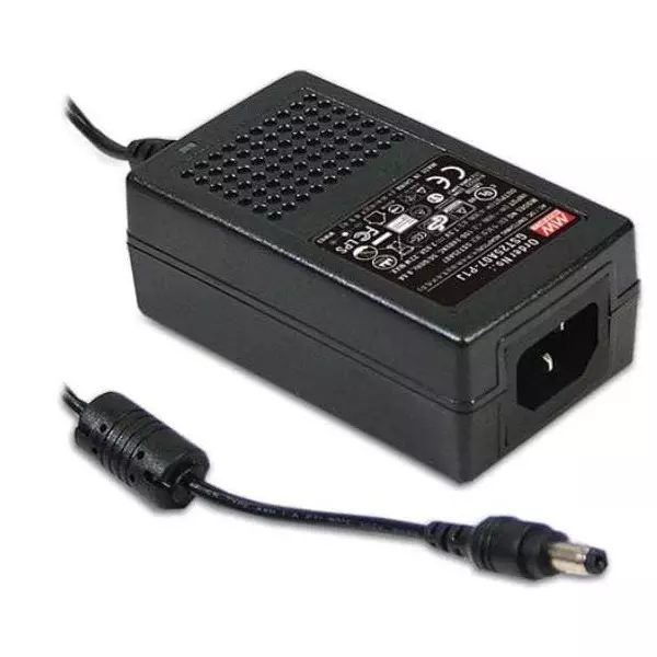 Mean Well Desktop AC Adapter 1 Output 25 W Power 85 VAC to 264 VAC, GST25A15-P1J