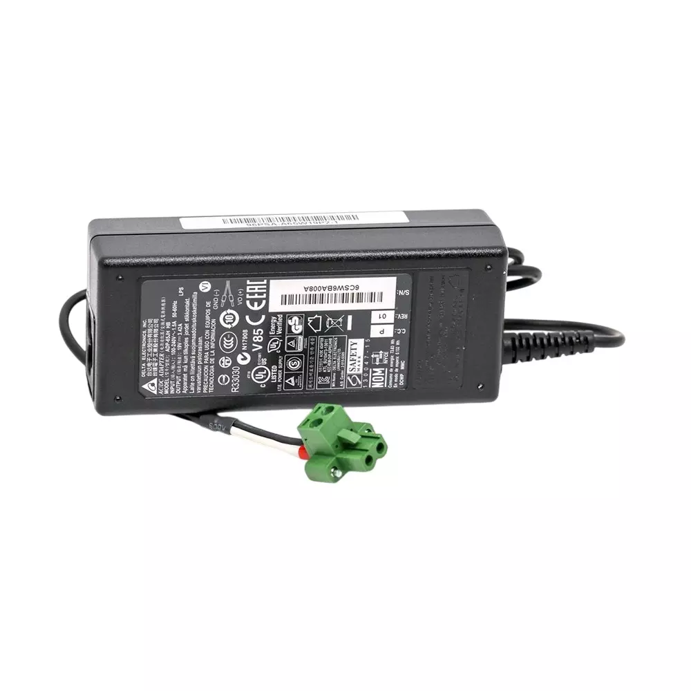 Advantech Desktop AC Adapter 1 Output 65 W Power 100 VAC to 240 VAC, 96PSA-A65W19P2-1