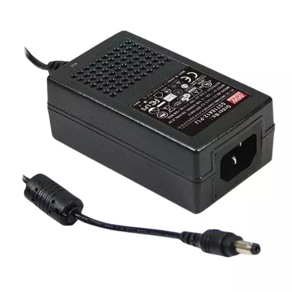 Mean Well Desktop AC Adapter 1 Output 15 W Power 85 VAC to 264 VAC, GST18A07-P1J
