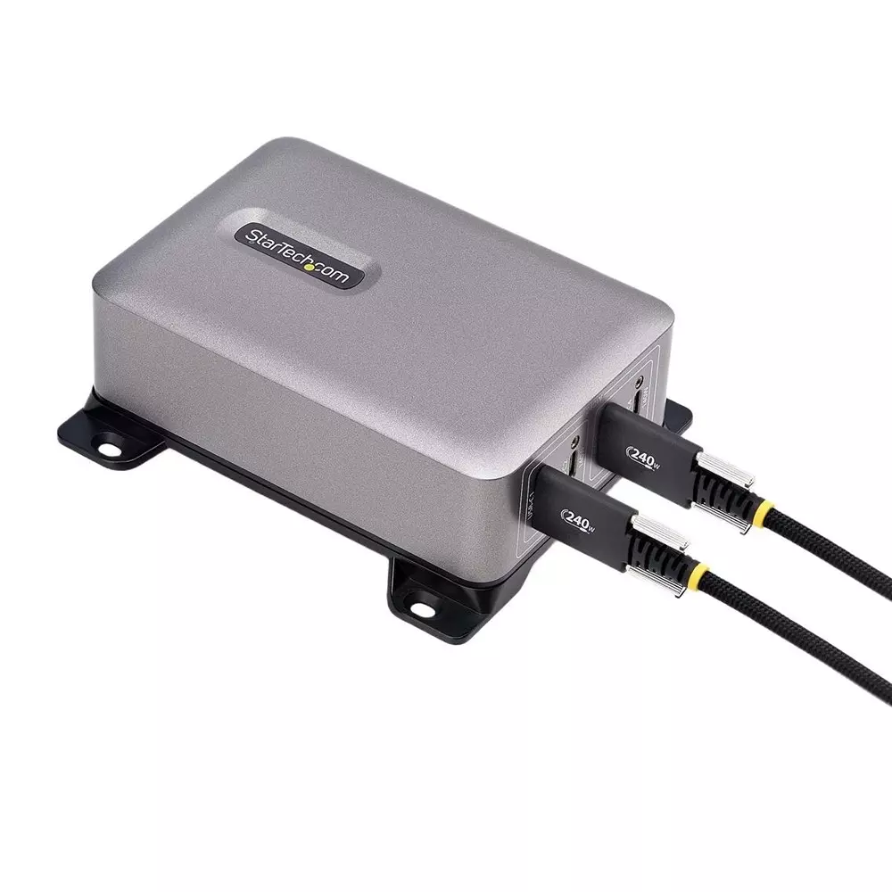 StarTech.com Desktop AC Adapter 6 Output 260 W Power 100 VAC to 240 VAC, 424D3N-USB-C-CHARGER