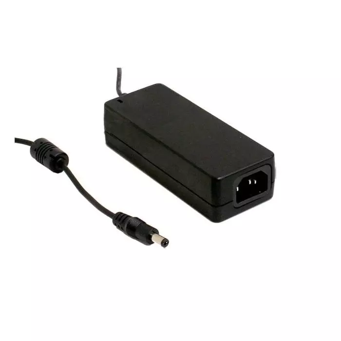 Mean Well Desktop AC Adapter 1 Output 40 W Power 80 VAC to 264 VAC, 113 VDC to 370 VDC, GSM40A07-P1J