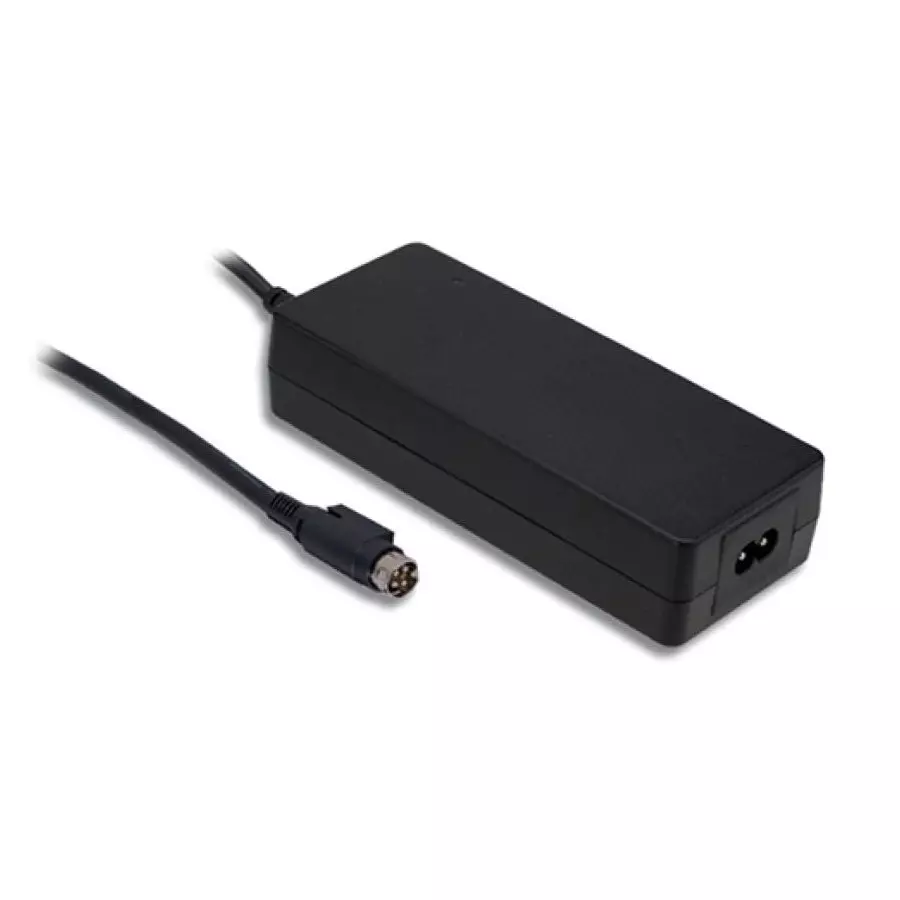Mean Well Desktop AC Adapter 1 Output 120 W Power 80 VAC to 264 VAC, 113 VDC to 370 VDC, GSM120B48-R7B