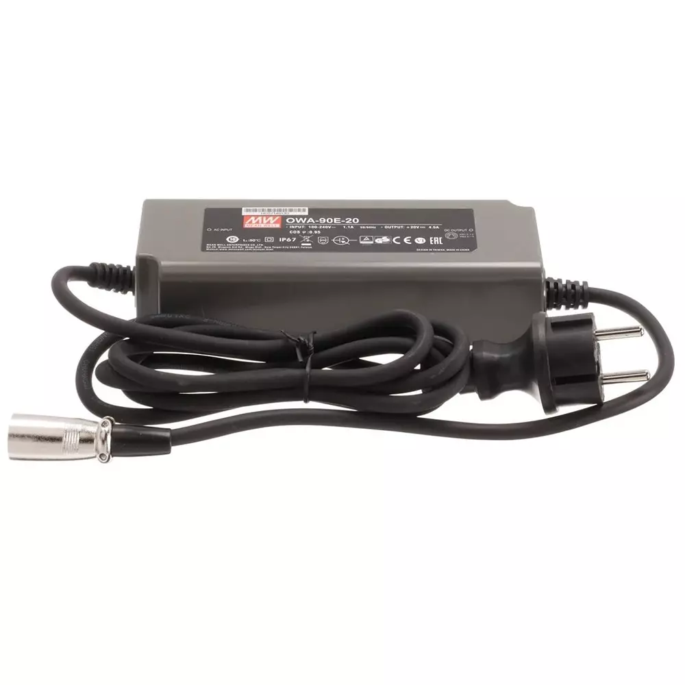 Mean Well Desktop AC Adapter 1 Output 90 W Power 90 VAC to 264 VAC, OWA-90E-20