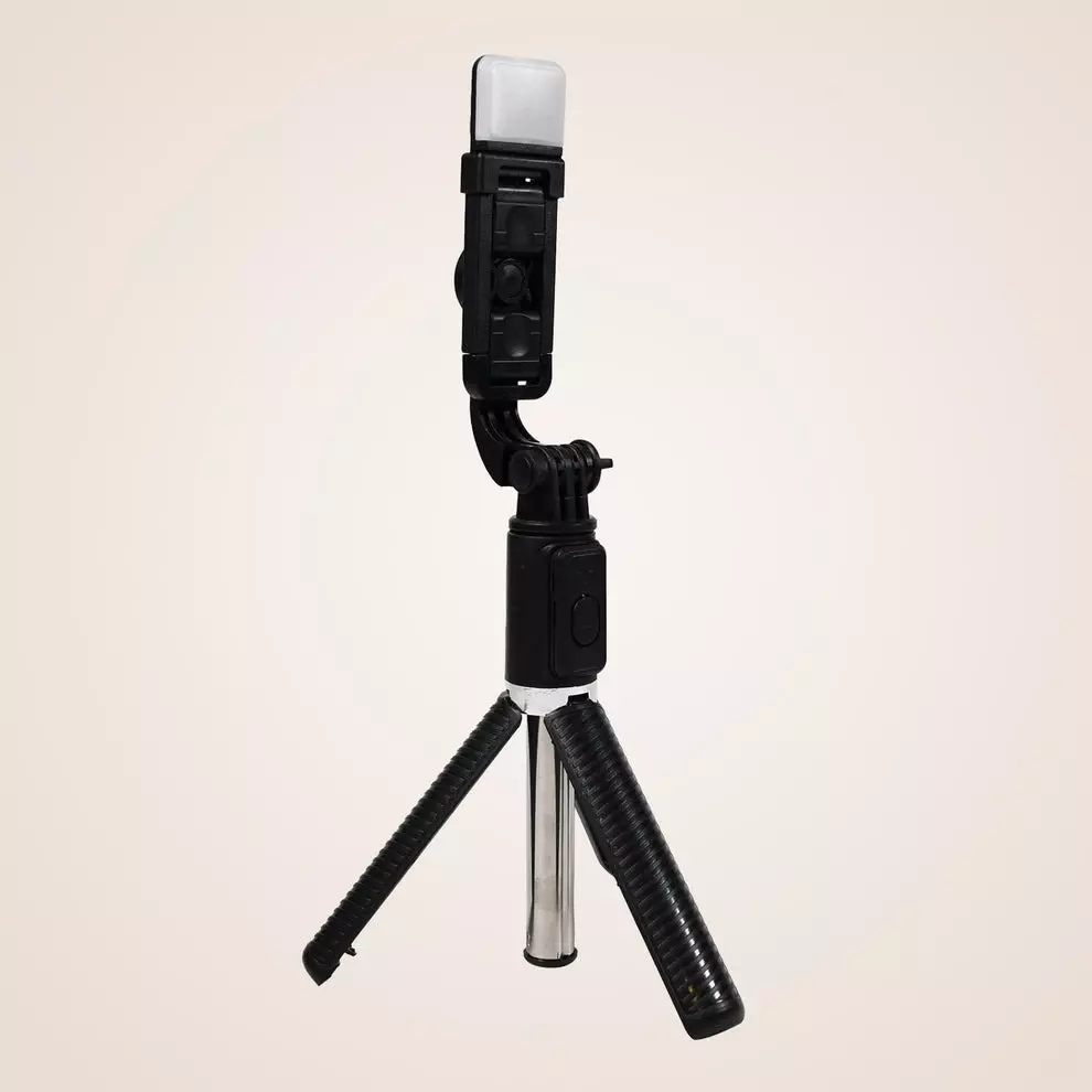 DeoDap Bluetooth Selfie Stick Portable 18 cm (7.08 inch) for Mobile Phone Black, 6401