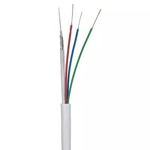 PremiumAV Tubros Star 3+1 CCTV Cable 90 m Combo Wire for DVR, Surveillance Cameras Outdoor & Indoor Use