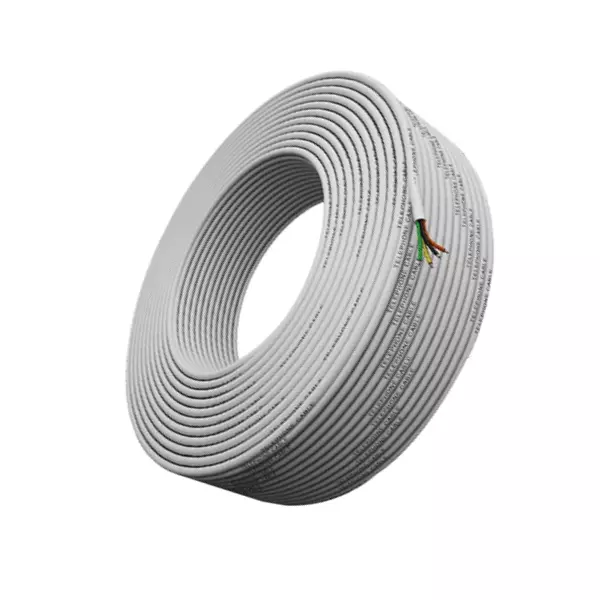 EVTeq Value CAT6 Cable 305 m Cable Length 24 AWG LDPE PVC White For Outdoor Use, EV-EC6-A-305MOV