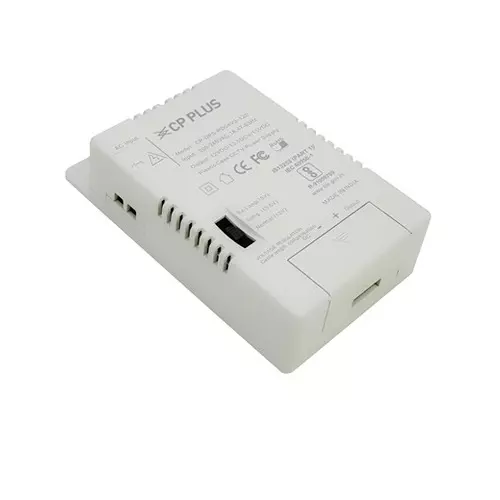 CP PLUS 4 Channel Power Supply With Cable 36W Rated Power (Normal Mode), CP-DPS-PD04V3-12D