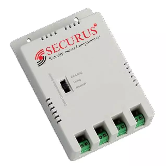 Securus 4 Channels CCTV Power Supply 150 V AC Input Voltage and ABS Plastic Body, SS-PS04