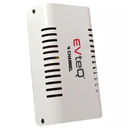 EVTeq 4 Ch CCTV SMPS 2 Pin Connectivity Plastic White