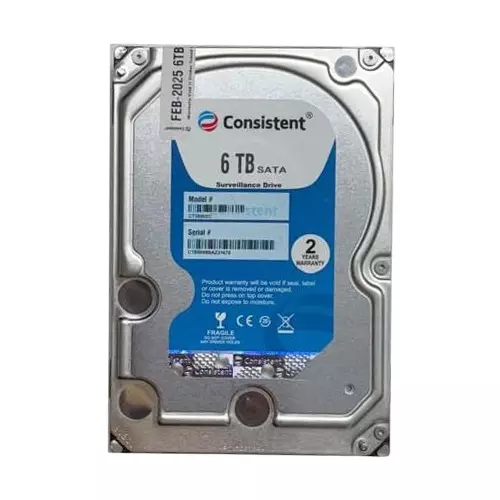 Consistent Internal Hard Drive 6 TB SATA Connectivity 89 mm (3.5 inch) Form Factor Sliver
