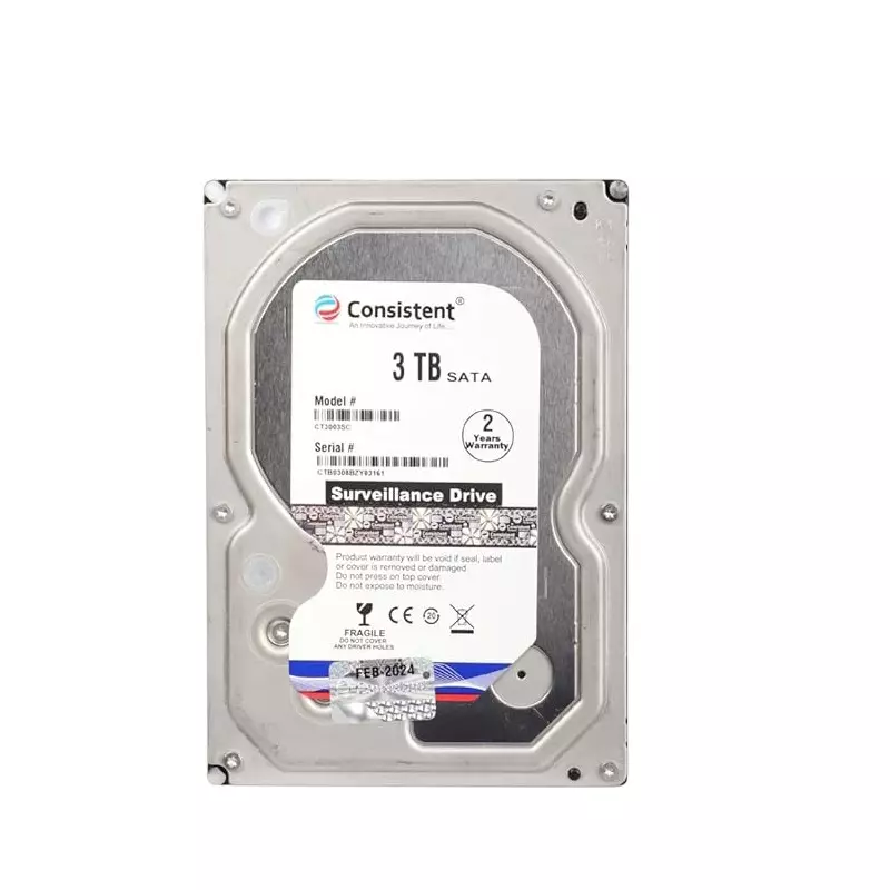 Consistent Internal Hard Drive 3 TB SATA Connectivity 89 mm (3.5 inch) Form Factor Sliver