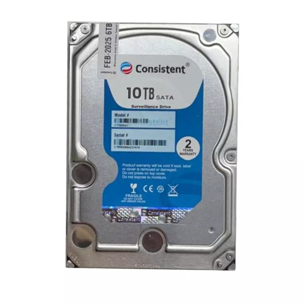 Consistent Internal Hard Drive 10 TB SATA Connectivity 89 mm (3.5 inch) Form Factor Sliver