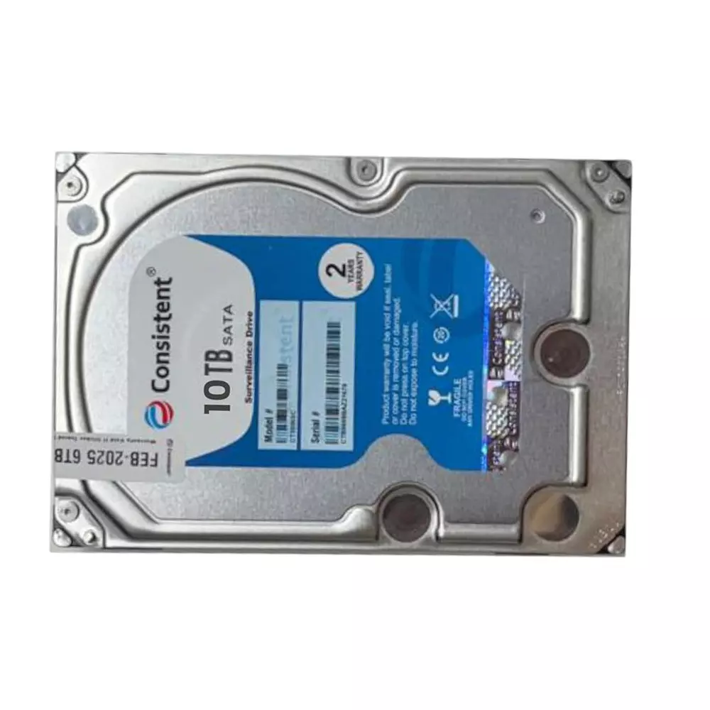 Consistent Internal Hard Drive 10 TB SATA Connectivity 89 mm (3.5 inch) Form Factor Sliver