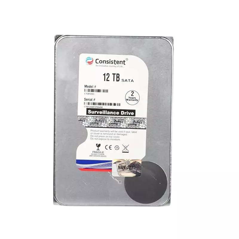 Consistent Internal Hard Drive 12 TB SATA Connectivity 89 mm (3.5 inch) Form Factor Sliver