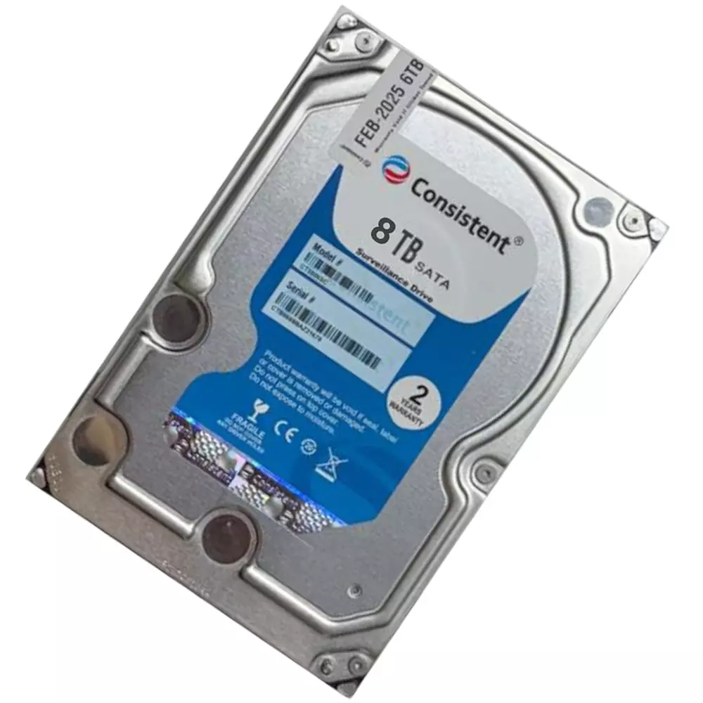Consistent Internal Hard Drive 8 TB SATA Connectivity 89 mm (3.5 inch) Form Factor Sliver
