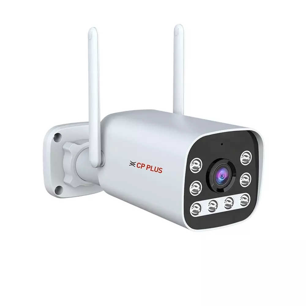 CP PLUS 3MP 4G Bullet Camera Built-in Mic 20-30 m IR Range 1/3” CMOS Image Sensor, EZ-R33T