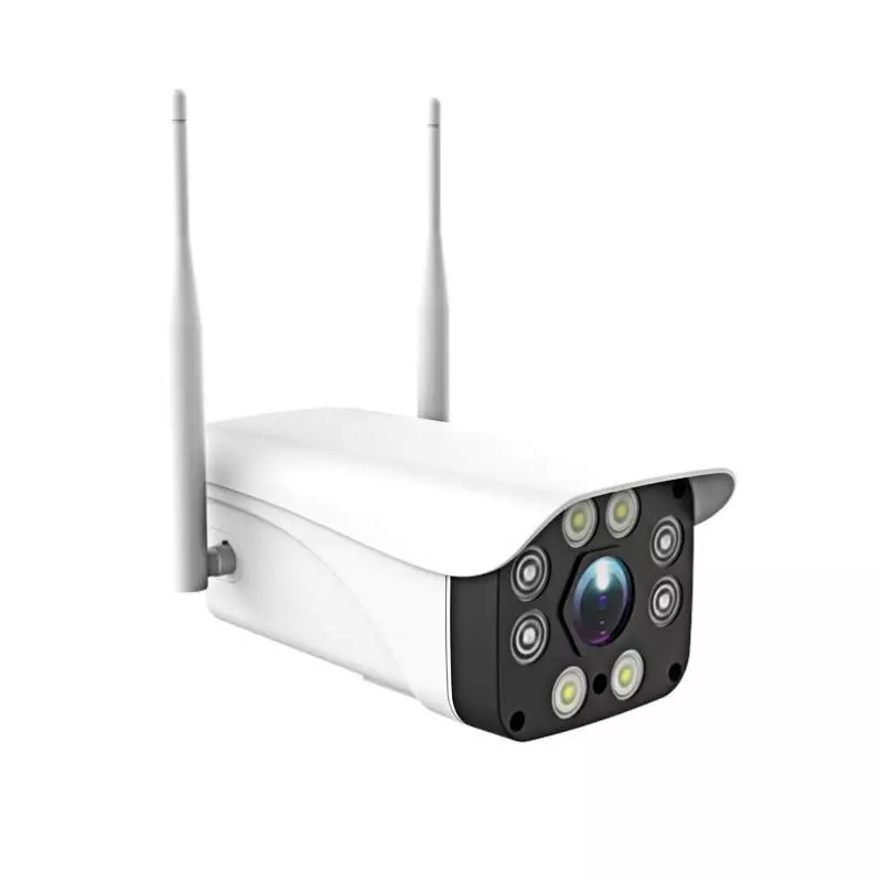 Mayumi Wireless IP Bullet CCTV Security Camera Corded Electric 2 MP Android White for Indoor Use