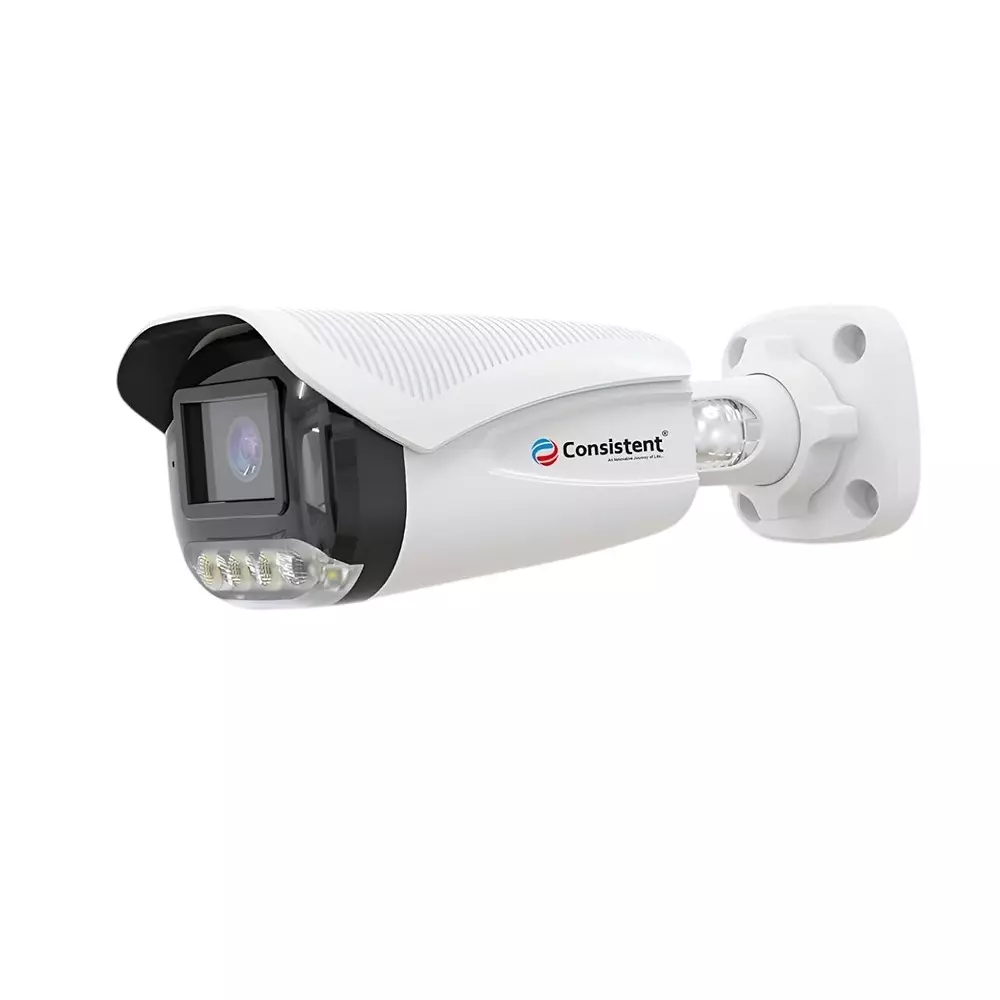Consistent Night Hawk Dome Camera Outdoor 4 MP Support ONVIF with In-built MIC, White