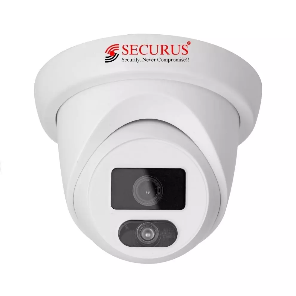 Securus 5.0 MP HD TVI CCTV Camera White Color ABS Plastic Body and 3.6 mm Lens, SS-15D-TPUTL-M5(S)