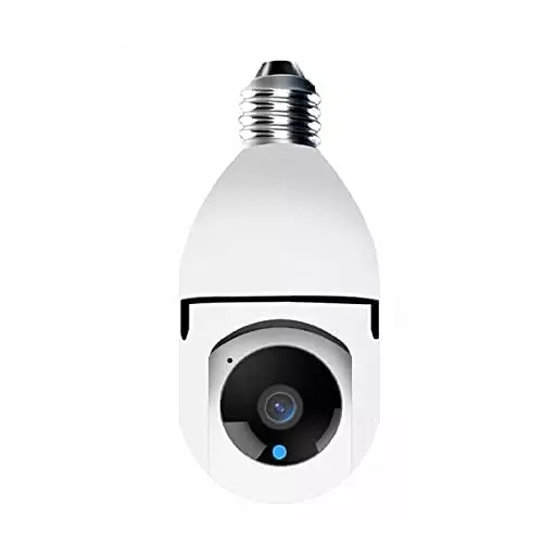 Mayumi Wireless CCTV Security Camera Corded Electric 2 MP Android White Ceiling Mount for Outdoor Use