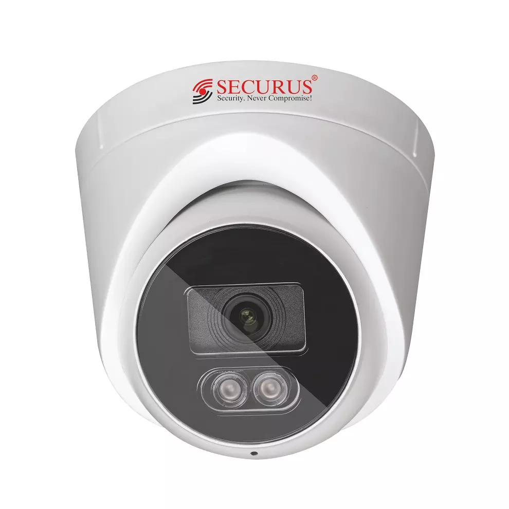 Securus 6.0 MP Network CCTV Camera White Color Aluminum + ABS Body and 4.0 mm Lens, SS-NC15DXLP-CSF-M5(S)