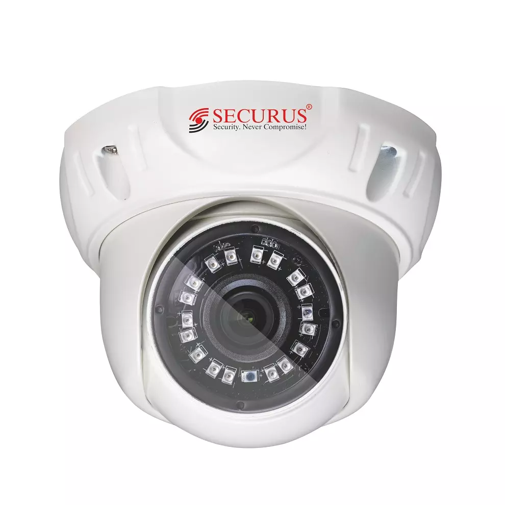 Securus 8.0 MP Network CCTV Camera White Color Aluminum + ABS Body and 2.7-13.5 mm Lens, SS-NC50DCP-QMPX-VF-M8(4K)