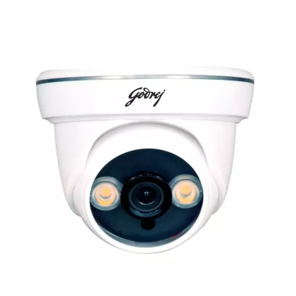GODREJ Dome Camera 2 MP 1920x1080p Fixed Lens 20 m IR Distance, ST-FD20IR4P-1080PNCT