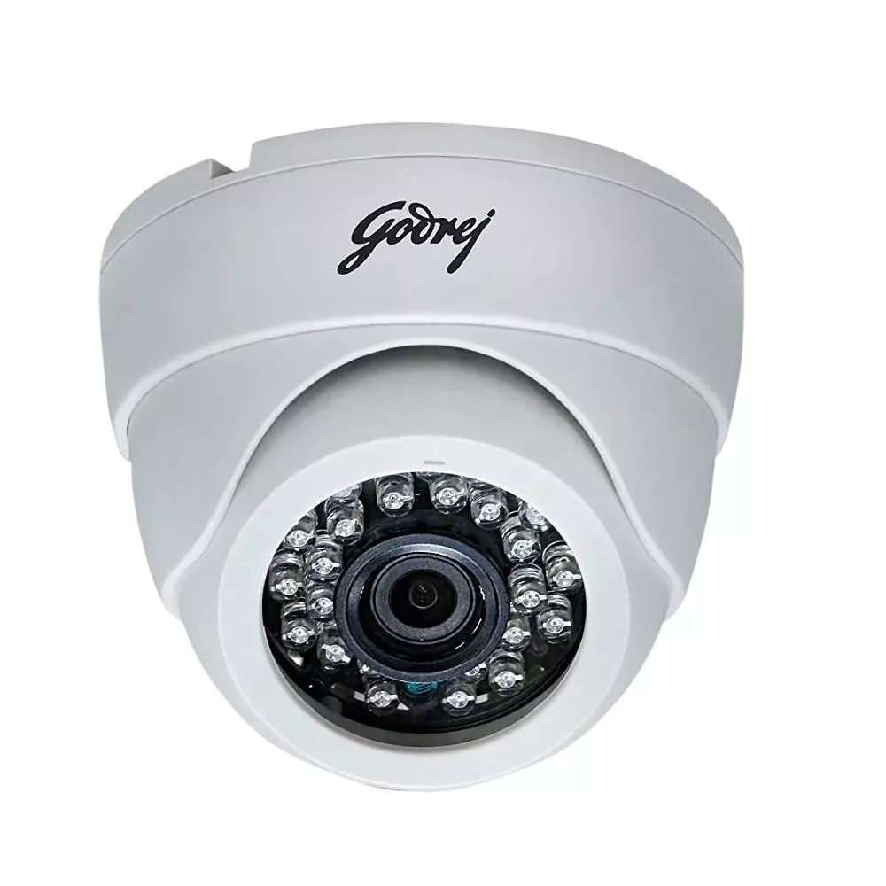 GODREJ IP Dome Camera 2 MP 1920x1080p Fixed Lens 15 m IR Distance, STE-IPD25IR4P-1080P