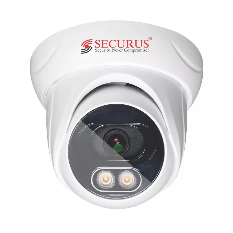 Securus 5.0 MP HD TVI CCTV Camera White Color ABS Plastic Body and 3.6 mm Lens, SS-15DXP-TPCSD-M5(S)