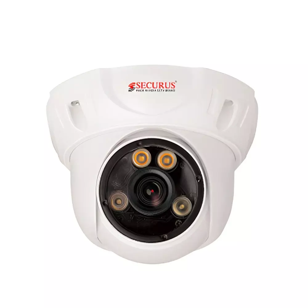 Securus 5.0 MP Network CCTV Camera White Color Aluminum + ABS Body and 4.0 mm Lens, SS-NC15DCP-HUF-M5