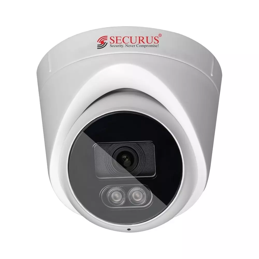 Securus 5.0 MP Network CCTV Camera White Color Aluminum + ABS Body and 4.0 mm Lens, SS-NC15DXLP-SDF-M5(S)