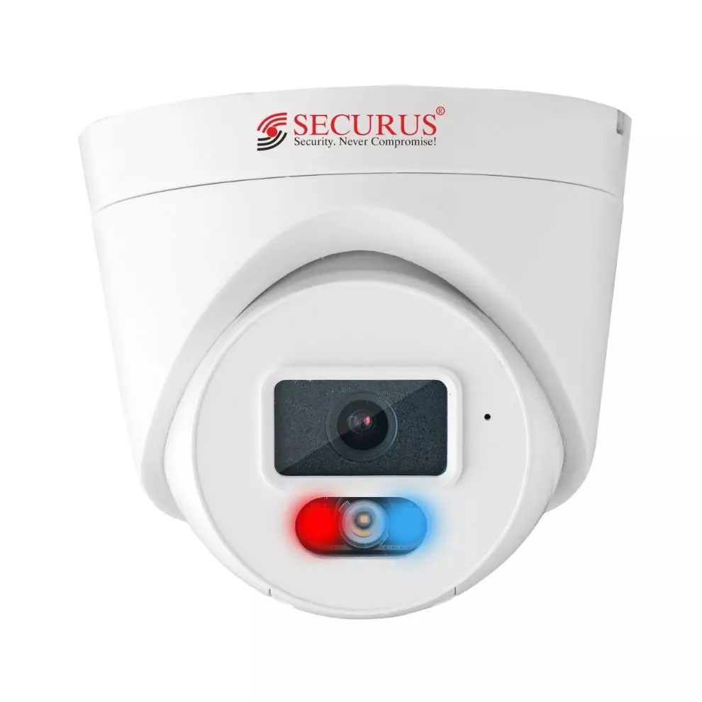 Securus 3.0 MP Network CCTV Camera White Color ABS Plastic Body and 3.6 mm Lens, SS-NC15DXLP-CSUTL-M3(SM)/SL