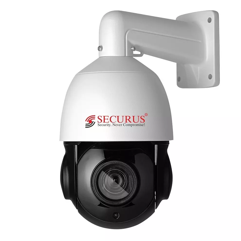 Securus 6.0 MP Speed Dome Camera White & Black Color Aluminum + ABS Body and 5 mm to 75 mm (15x optical zoom) Lens, SS-NE15XSP-M5
