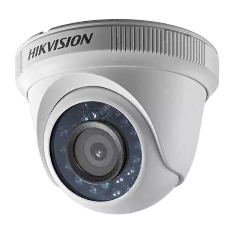 HikVision 2 MP CMOS Dome Camera 3.6 mm Lens 1920 x 1080 Video Resolution White, DS-5AD0T-IRP/ECO