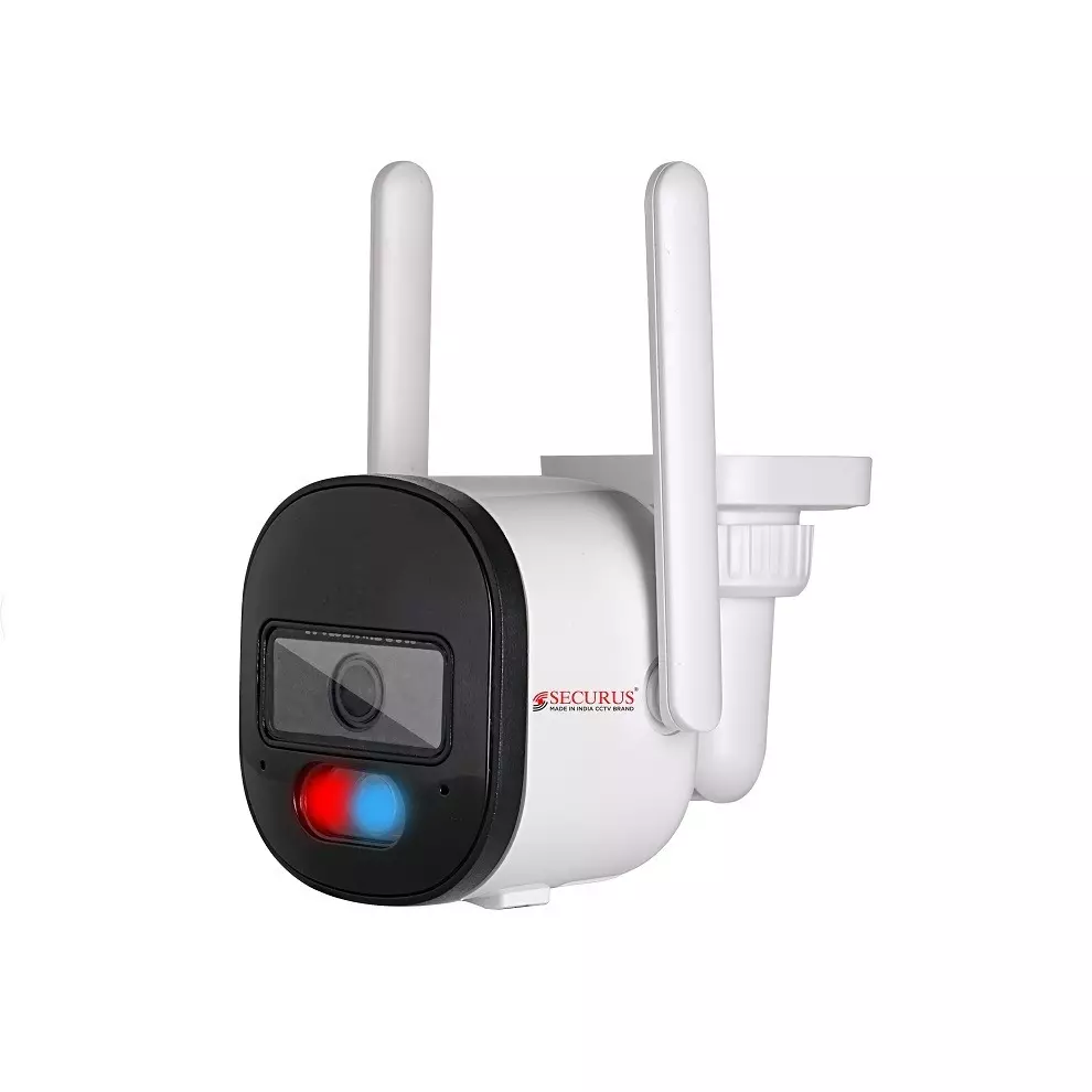 Securus 3.0 MP 4G/5G Fixed Camera White & Black Color Body and Supports Upto 16X Digital Zoom, SS-20L2XG-CSUTL-M3(SM)/SL