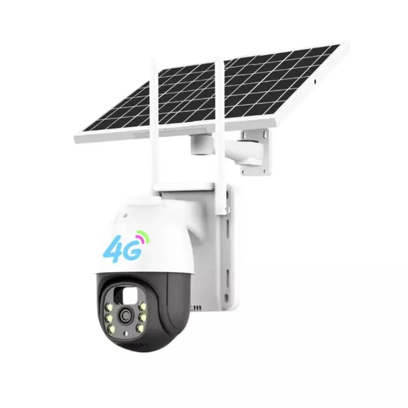 LOTA 4G Solar Powered CCTV Camera 5 MP Two-Way Audio with Built-in Alarm & PIR Motion Detection, MST-3125-LT