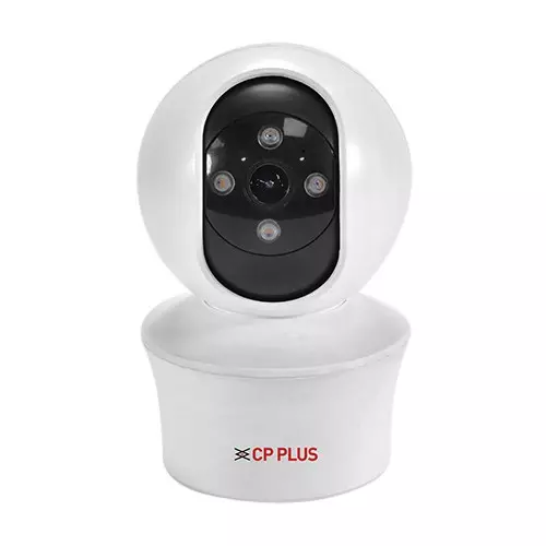 CP PLUS 3MP Wi-Fi PT Camera 4 mm Lens 20-30 m IR Range 1/3” CMOS Image Sensor, EZ-P34Q