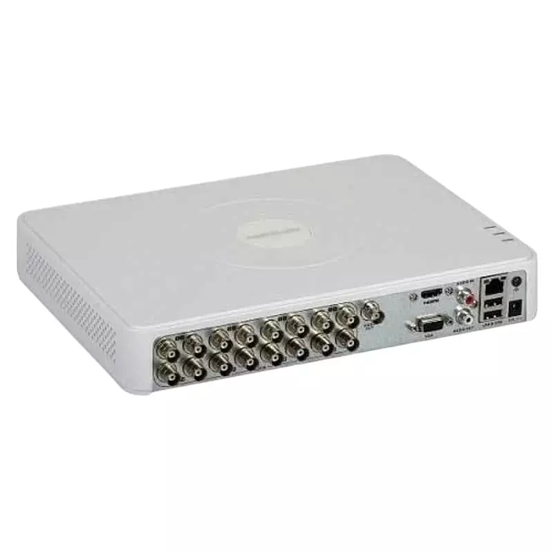 HikVision 16 Channel DVR 2 MP Camera Support Dir White, DS-7A16HGHI-F1/N