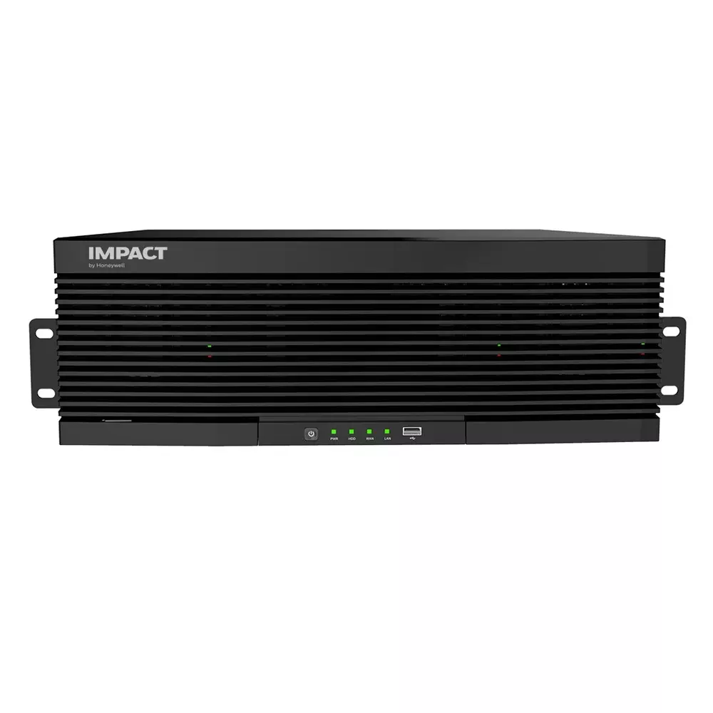 Honeywell Network Video Recorder 256 Channel 16 SATA Up to 12 MP Resolution Support Black, I-HPNVR-16256