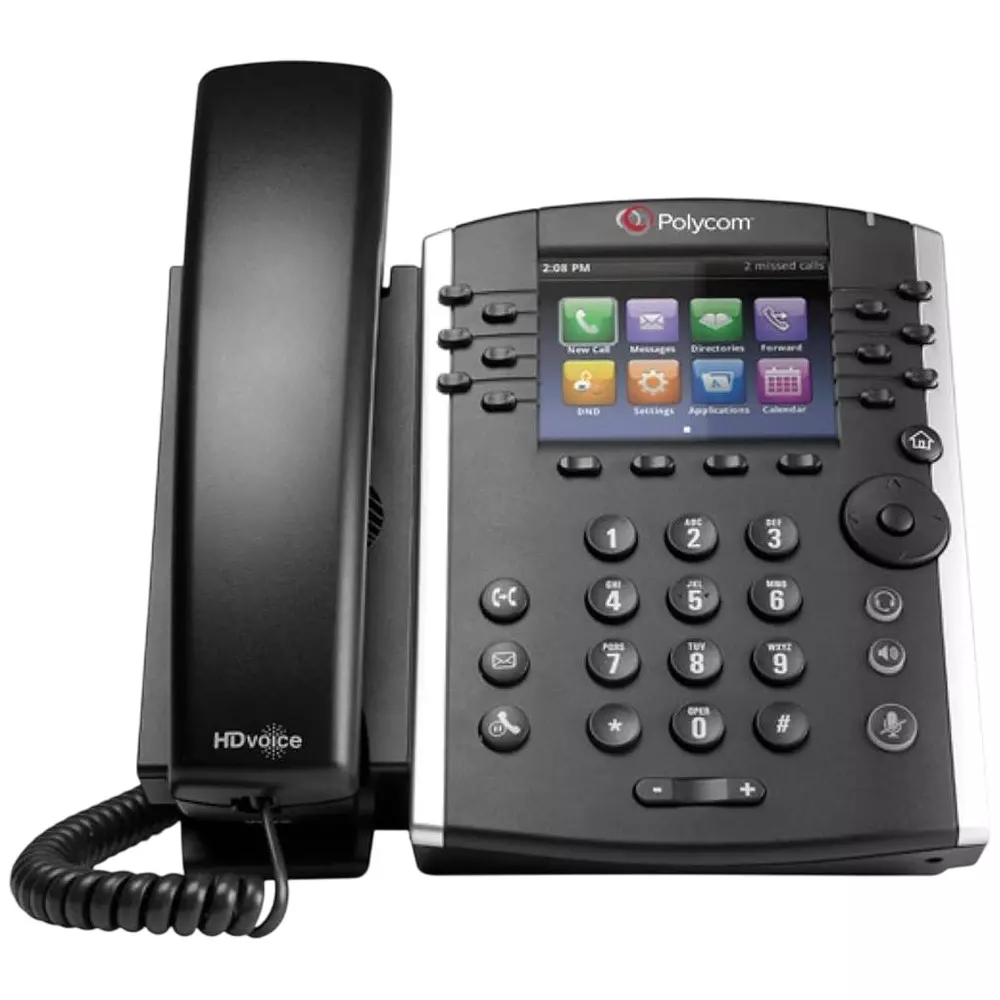 polycom Bussiness Media Phone 8.1 inches (206 mm) Width Plastic Black, VVX 401