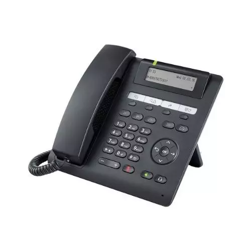 Unify OpenScape Desk Phone Wired 4 Way Black Plastic for Standard Office Workplace, Desk Sharing, CP200T